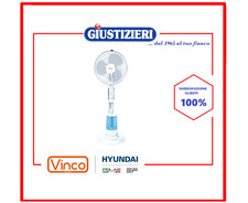 70717 VENTILATORE NEBULIZZATORE VINCO 40CM 60W GARANZIA 2 ANNI