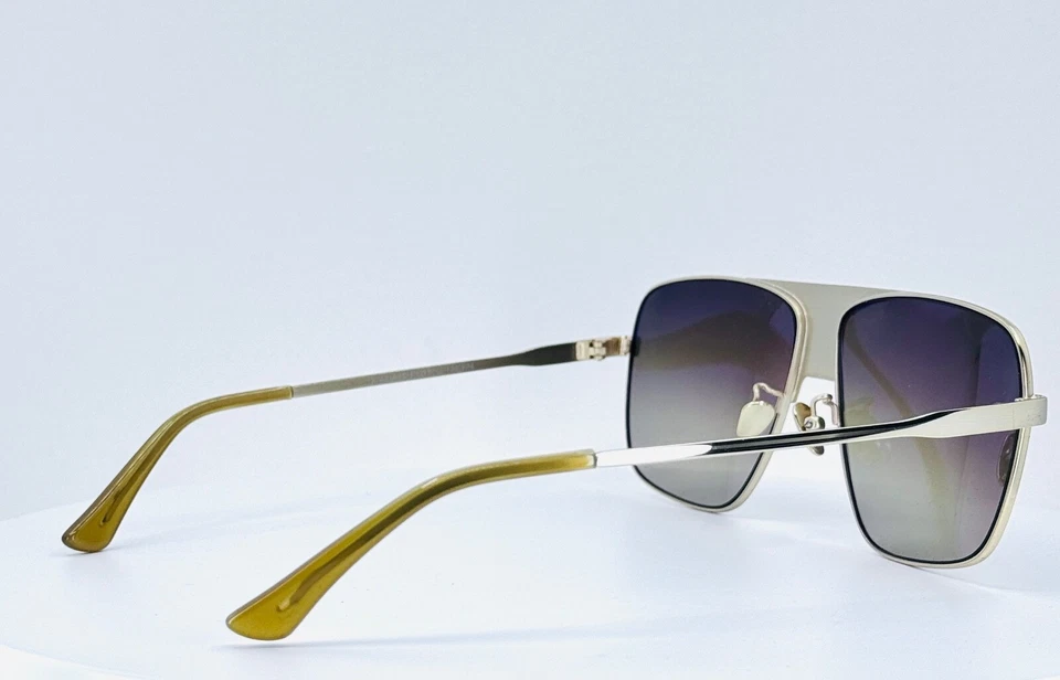 NUEVAS GAFAS DE SOL NATIVAS KEN BOND GLD-GLD doradas para hombre aviador borde completo 61-13-145 B:50 Foto 4 de 4