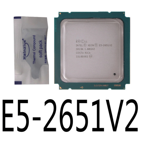 Intel Xeon E5-2651 V2 E5-2651V2 1.80GHz 12Core 30MB LGA2011 CPU Processor - Picture 1 of 2