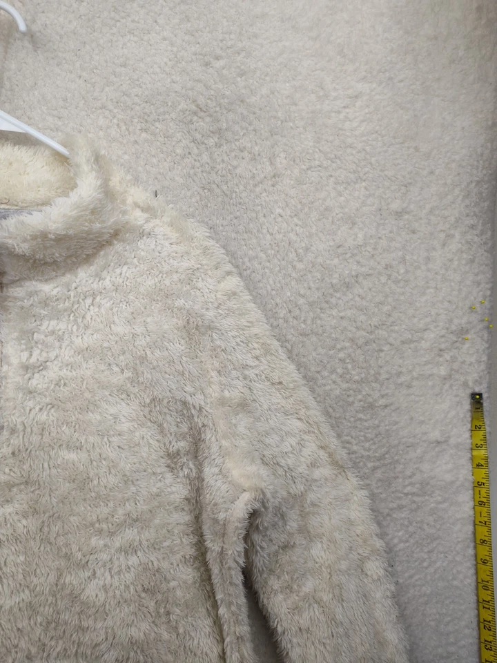 Weatherproof Women Sweatshirt XXL Cream CottonBlend Long Sleeve 1/4 Zip Pullover - Изображение 3 из 4