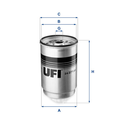 UFI Kraftstofffilter passend für Ford Transit Kasten Metrocab Taxi