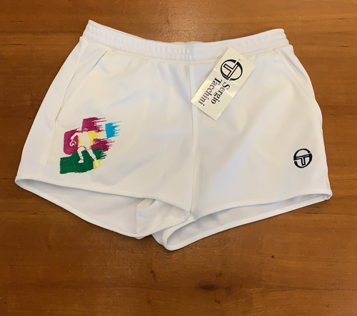 PANTALONCINO SPORTIVO DONNA TENNIS SERGIO TACCHINI VINTAGE BIANCO XS PROMO  | eBay