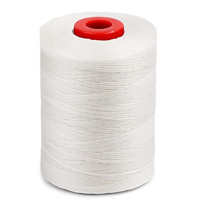 550 Yards Waxed Linen Thread for Leather Hand Sewing Book Binding Crafts