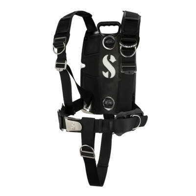 Scubapro S-TEK PRO HARNESS Edelstahl Backplate für Wingjacket NEU !!!
