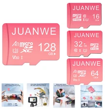 Micro SD Card 16GB 32GB 64GB 128GB Micro SD TF Memory Card Adapter Lot Pack