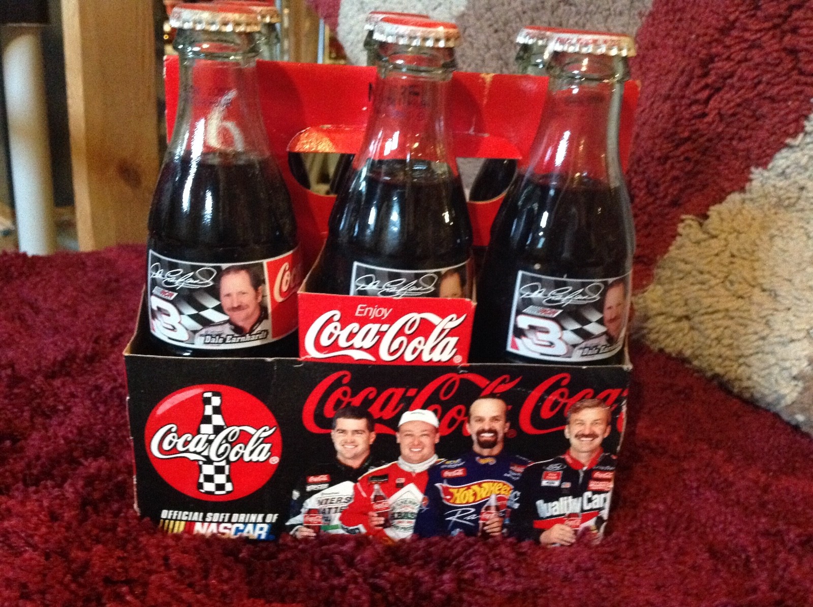 Coca Cola Classic 8oz Nascar Dale Earnhardt Full 6-Pack Unopened