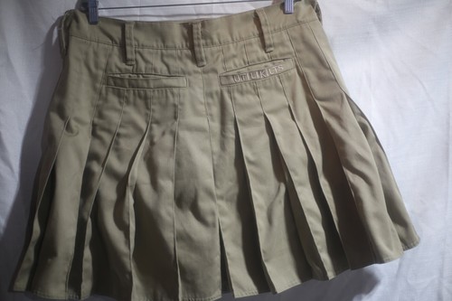 Utilikilts Men’s Size S 39 Kilt Skirt Tan Brown Pleated Snaps Pockets Y2K Punk - Picture 8 of 12