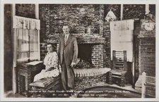 Vtg Paper House Pigeon Cove, Massachusetts RPPC Real Photo Postcard #3874