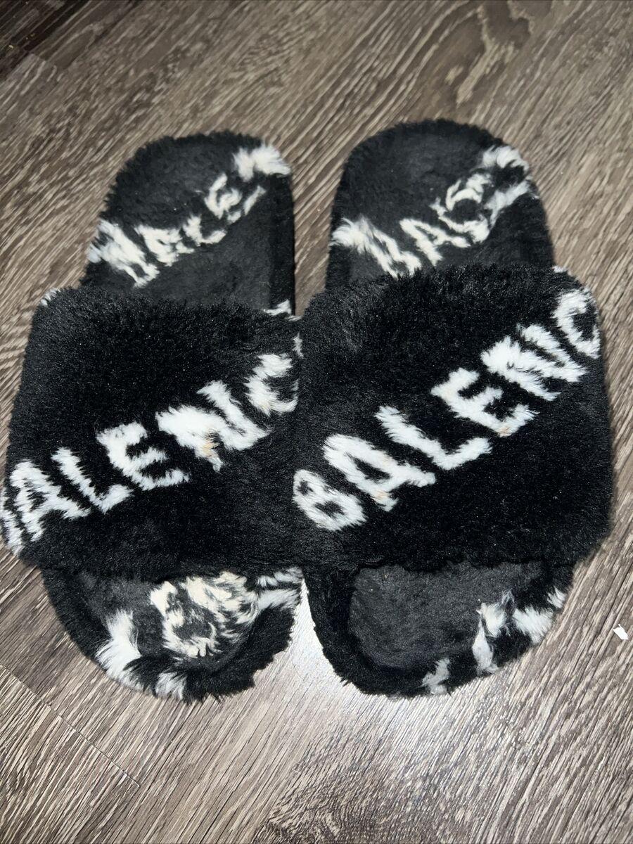 Balenciaga Furry Slide Sandal | eBay Balenciaga Furry Slide Sandal | eBay