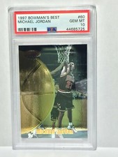 PSA 10 GEM MINT 1997 Bowman's Best #60 Michael Jordan HOF LEGEND MVP BULLS GOAT