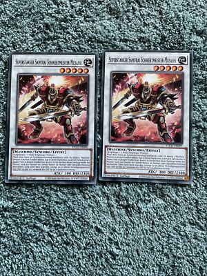 YUGIOH!!  Superstarker Samurai Schwertmeister Musashi ETCO-DE099! C! NM! 1st!