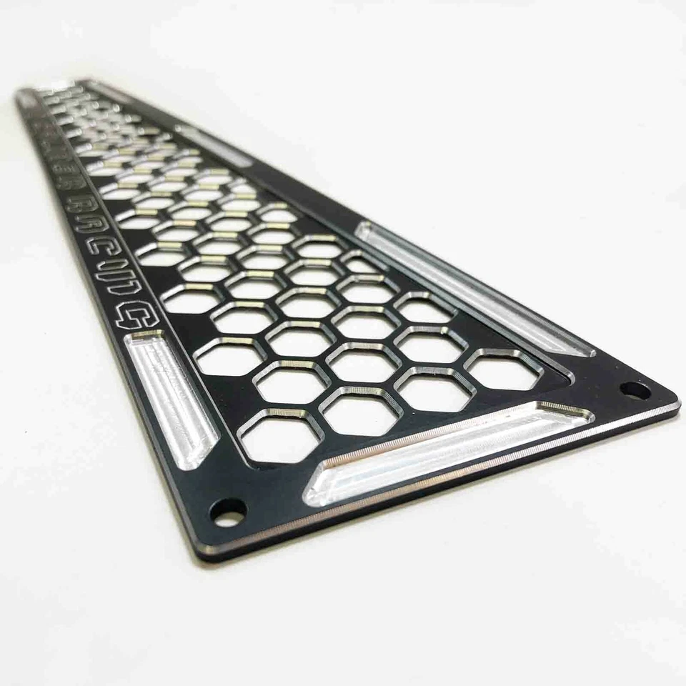 CNC Billet Side Air Vent Intake Grille Grill Bezel RZR XP1000 Black Powdercoat - Image 4 of 4