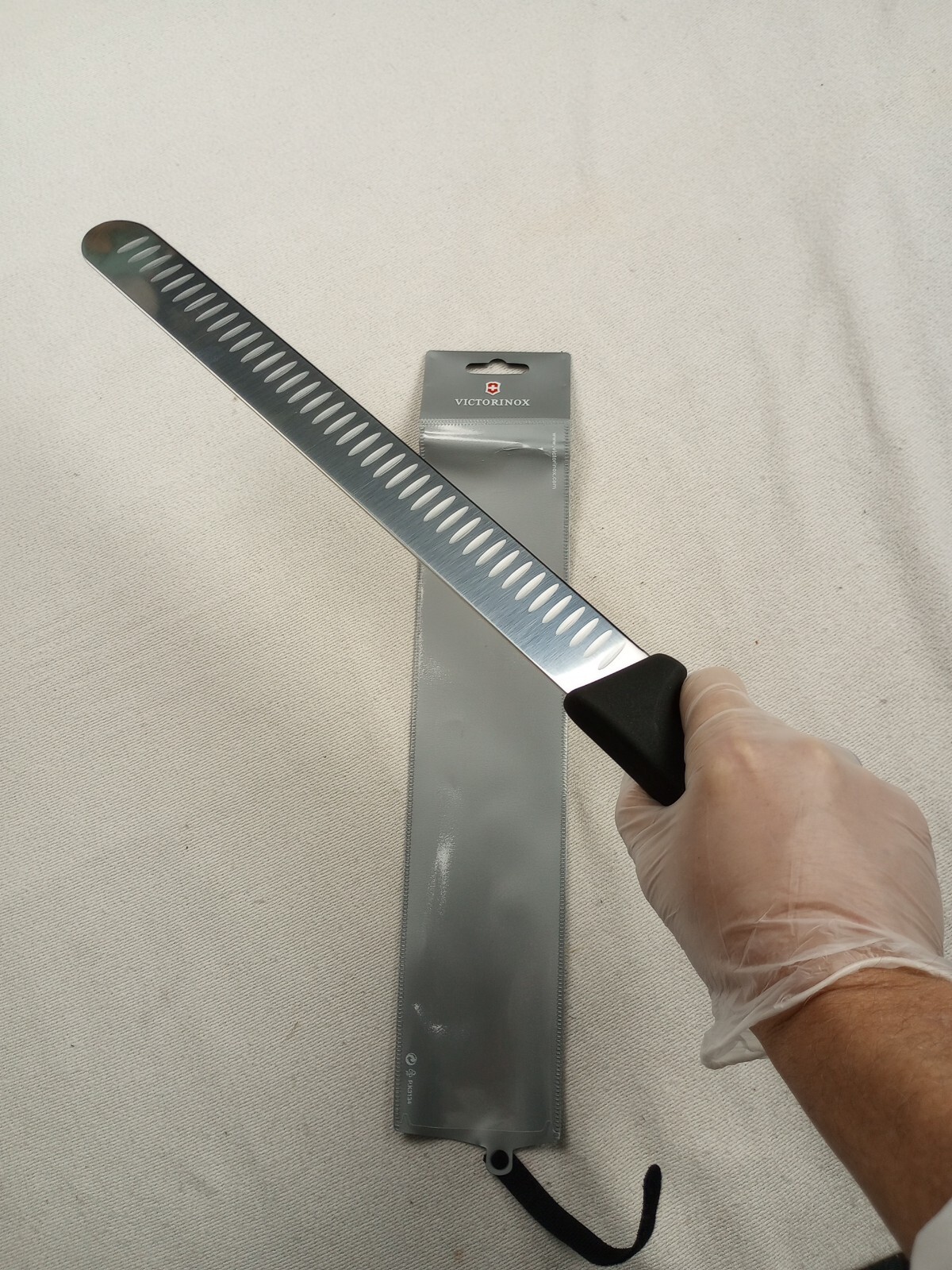 New Victorinox 12 Inch Swiss Made Granton Blade Pro Buthcher Meat Knife