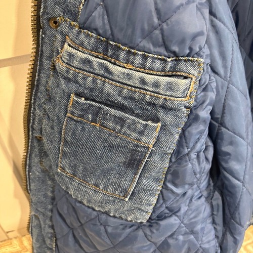 Vintage Men's Wrangler Hero Warner Brothers Space Jam Quilted Jean Denim Jacket - Picture 8 of 9