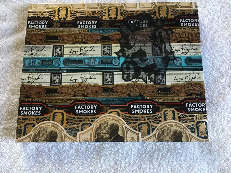 Drew Estate custom cigar band art - w/   Liga 9 transparent sticker