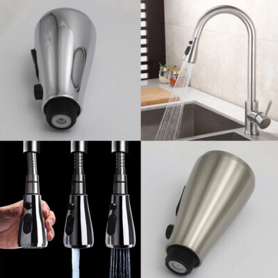 #ad US 1 Pack Kitchen Faucet Spray Head 3 Mode Pull Down Out Nozzle Sprayer Parts $7.39