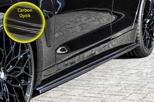 Bi CUP Seitenschweller Sideskirts ABS für BMW 4er F36 Gran Coupe Carbon Optik