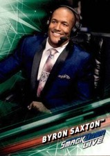 2019 Topps WWE Smackdown Live Base Green #13 Byron Saxton