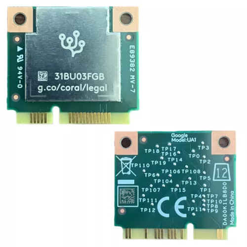 Coral Google Edge TPU Mini PCIe Accelerator 500MHz YEAR 2023