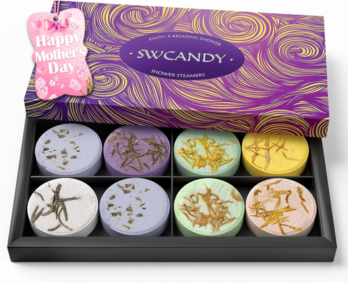 Shower Steamers Aromatherapy Birthday Gifts for Women - 8 Pcs Mothers Day Gifts