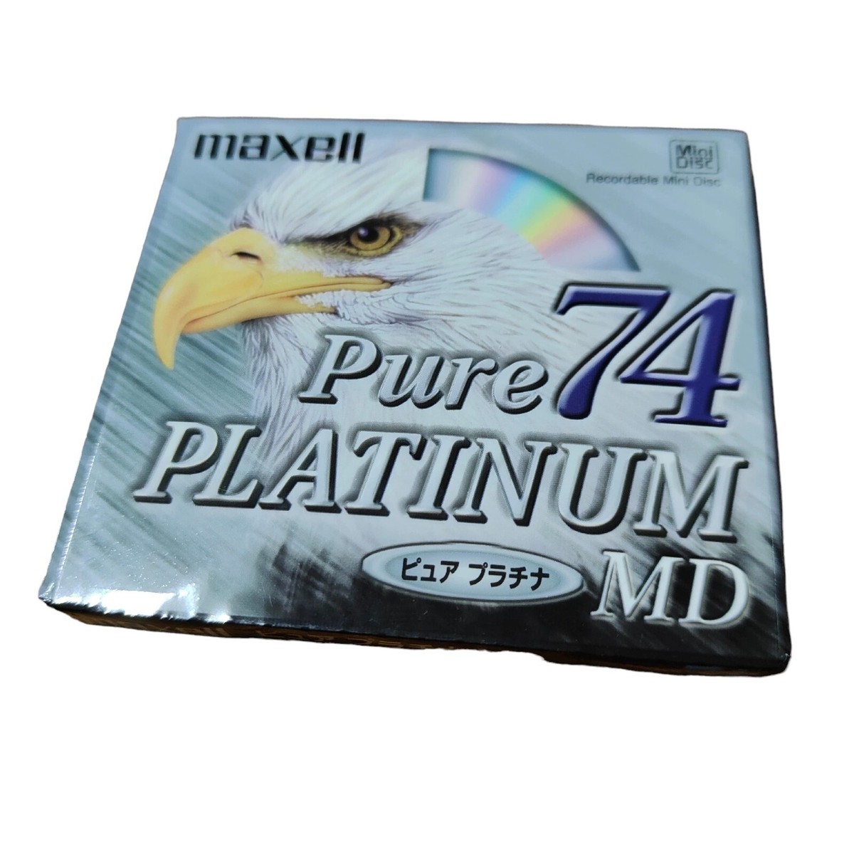 maxell Pure PLATINUM MD 74 min Minidisc SEALED | eBay