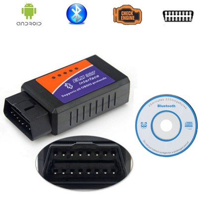 ELM327 Bluetooth V2.1 Interface WiFi Android OBD2/OBD II Car Diagnostic Scanner