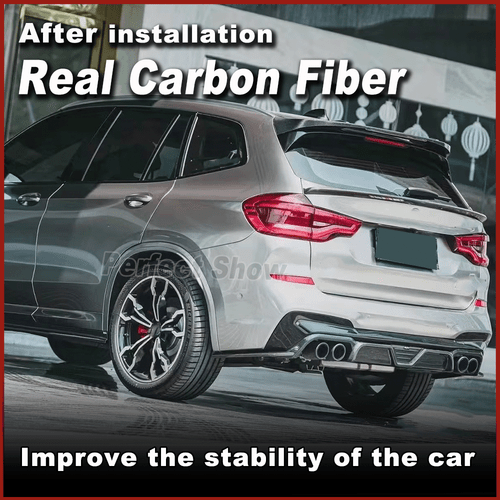 Carbon Mitte Heckspoiler für BMW X3 G01 X3M F97 2018-23 Heckflügel Lippe Spoiler - Picture 2 of 12
