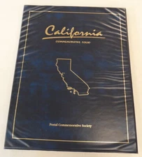 California Commemorative Folio Postal Stamp Commemorative Society Book