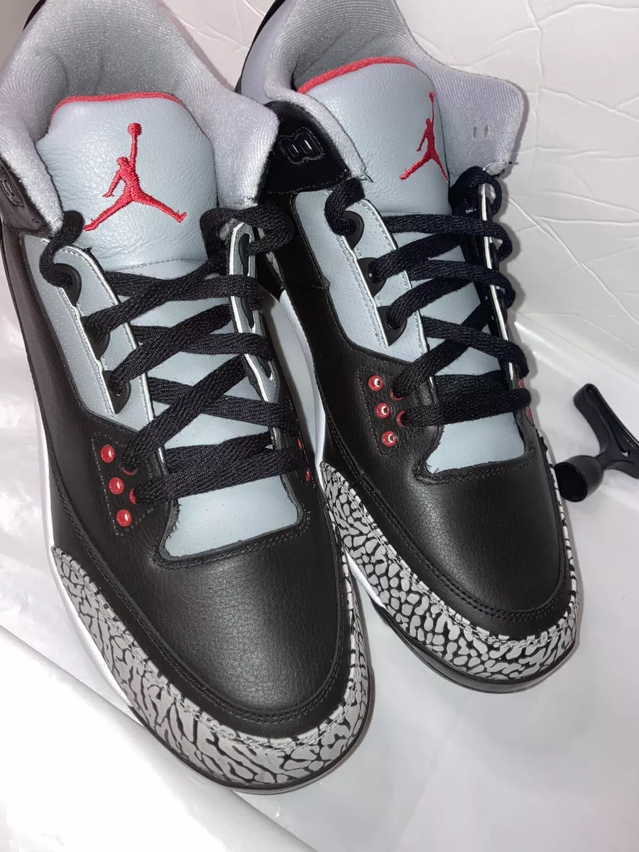 air jordan 3 black cement men