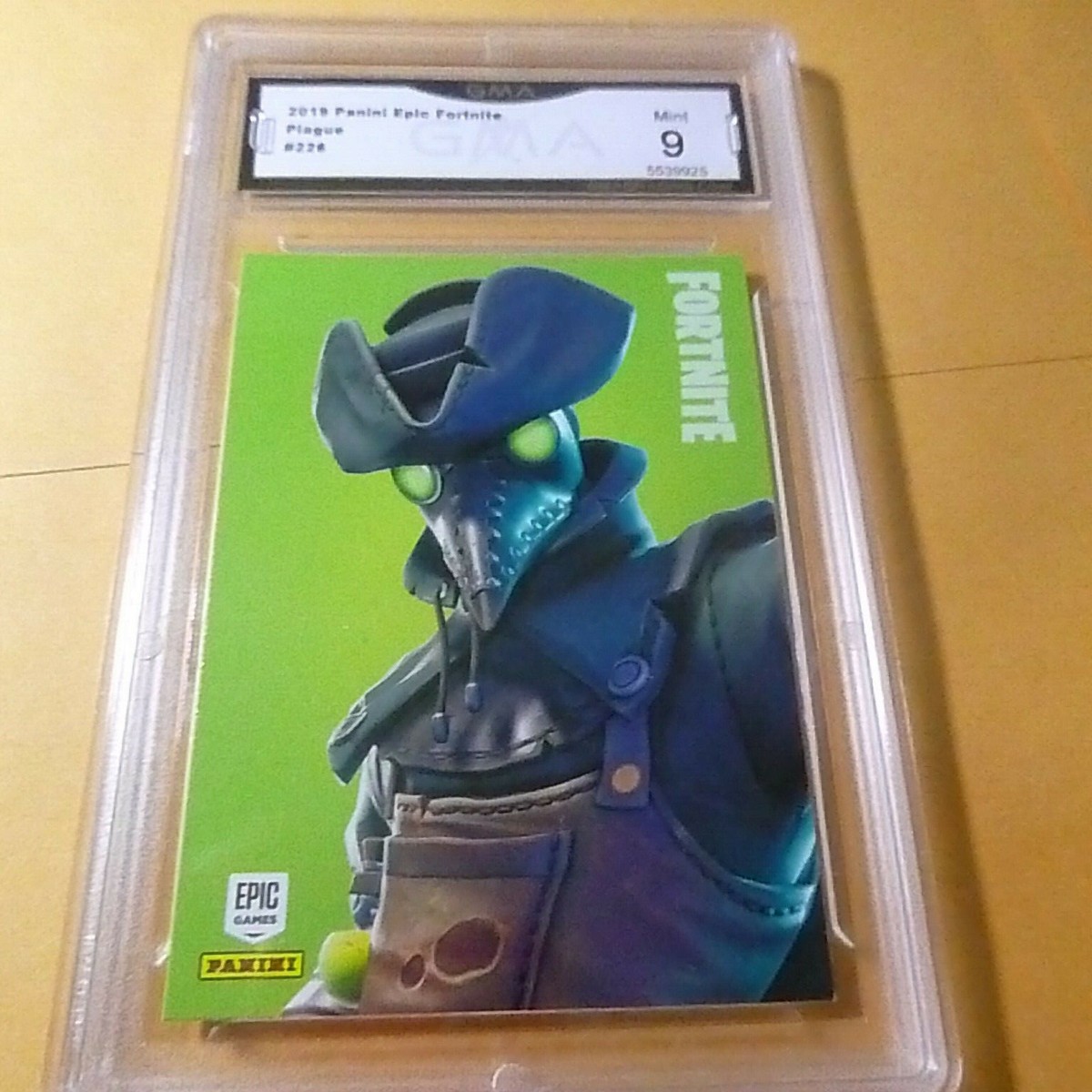 PLAGUE 2019 PANINI EPIC FORTNITE CARD # 226 GRADED 9 L@@@K