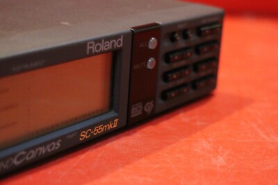 USED Roland SC-55 sc55 mkⅡSound Canvas Module Rack Synth MIDI