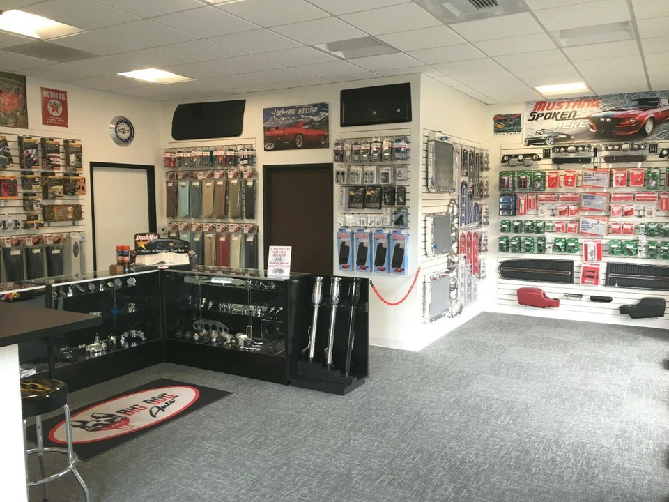 TMI Deluxe PONY Seat Upholstery Ford Mustang Front Only - White - Image 2 of 4