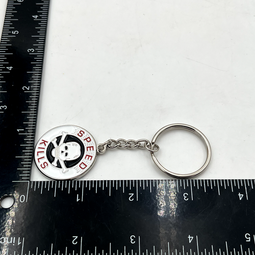 Black Leather Keychain Chevrolet Corvette Metal Enamel Emblem Sign Key Fob Gift - Foto 15 di 42
