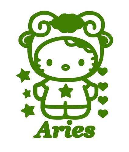 Hello Kitty,Zodiacs,Aries,Leo,Virgo,Libra,Pisces,Scorpio,and more,Vinyl Decals - Picture 5 of 121