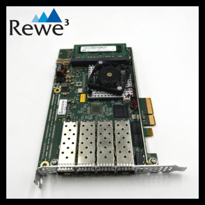Napatech NT4E-4-STD Quad Port SFP PCI-E Netzwerkadapter RAM 1GB