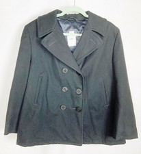 Dscp By Sterlingwear Of Boston, Inc Black Pea Coat