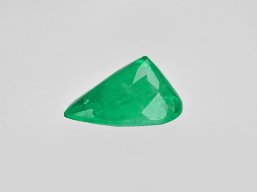 GRS Certified COLOMBIA Emerald 5.61 Cts Natural Fiery Intense Green Pear - Picture 8 of 10