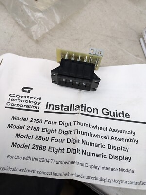 New CTC Control Technology Corp. 2150 Thumbwheel Assembly