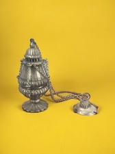 Incensiere argento Turibolo Botafumeiro incenso arte 6,5 cm