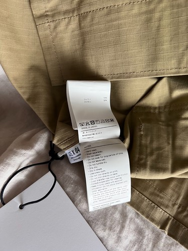 WTAPS WMILL-LS Ripstop Overshirt - Size 4 - Beige - NEW - Picture 10 of 10