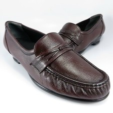 SAS Easier Slip-On Womens Size 10M Burgundy Leather Tripad Comfort Made in USA