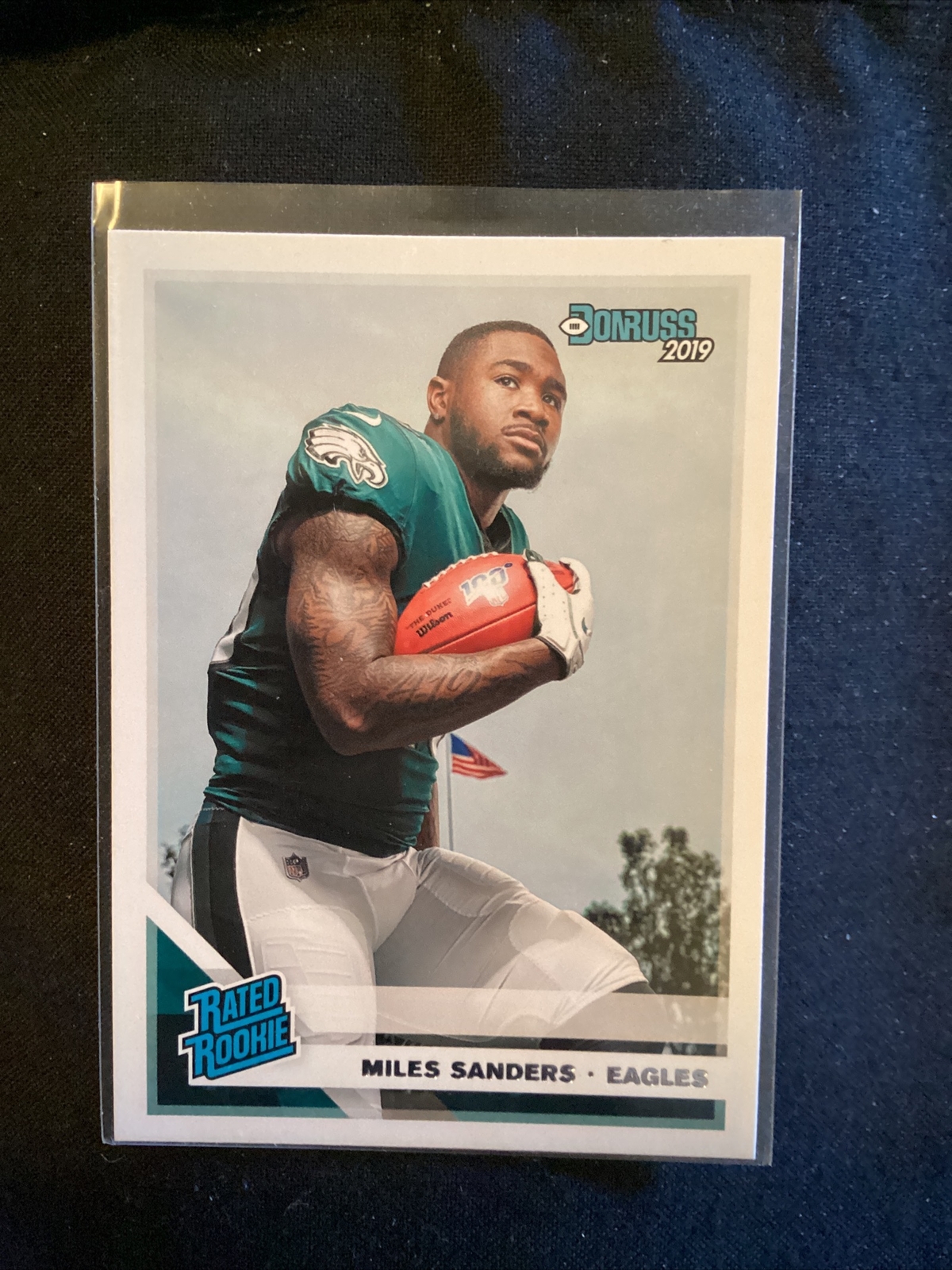 2019 Donruss: Miles Sanders Rated Rookie Card No. 322 Jt1