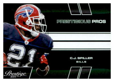 C.J. Spiller 2011 Panini Prestige PRESTIGIOUS PROS /250 7   Prestigious Pros Red