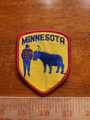 #ad Vintage State of Minnesota On Patch FREE SHIPPING $6.19