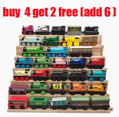 Holz Zug Tank Engine Tender Holz Magnet Eisenbahn Train Track Spielzeug Thomas-