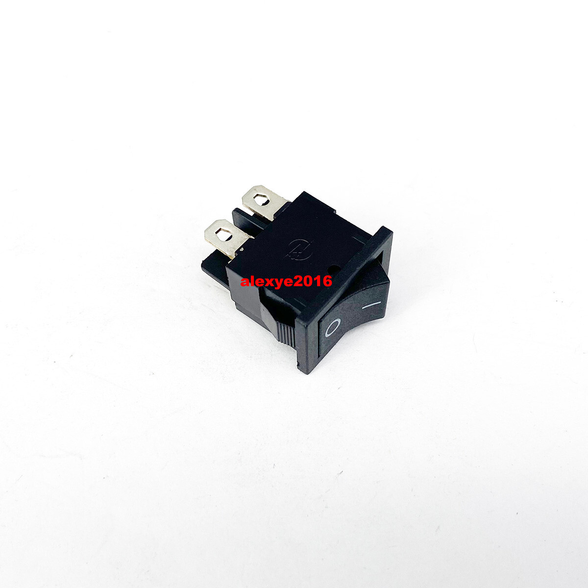 ZX KCD1-104-201 Switch 4 Pins ON-OFF Maintained 2 Positions Black