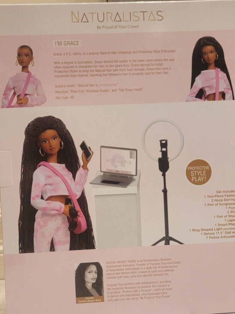 Naturalistas Doll Deluxe Set Grace NRFB. Barbie sized Doll NEW | eBay