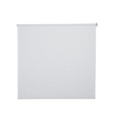 CORDLESS ROLL UP BLIND Outdoor Sun Shade Deck Patio PVC Manual White 72" X 72"