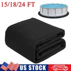 15/18/24 FT Round Pool Liner Pad 220gsm Protector for Above Ground Swimming Pool