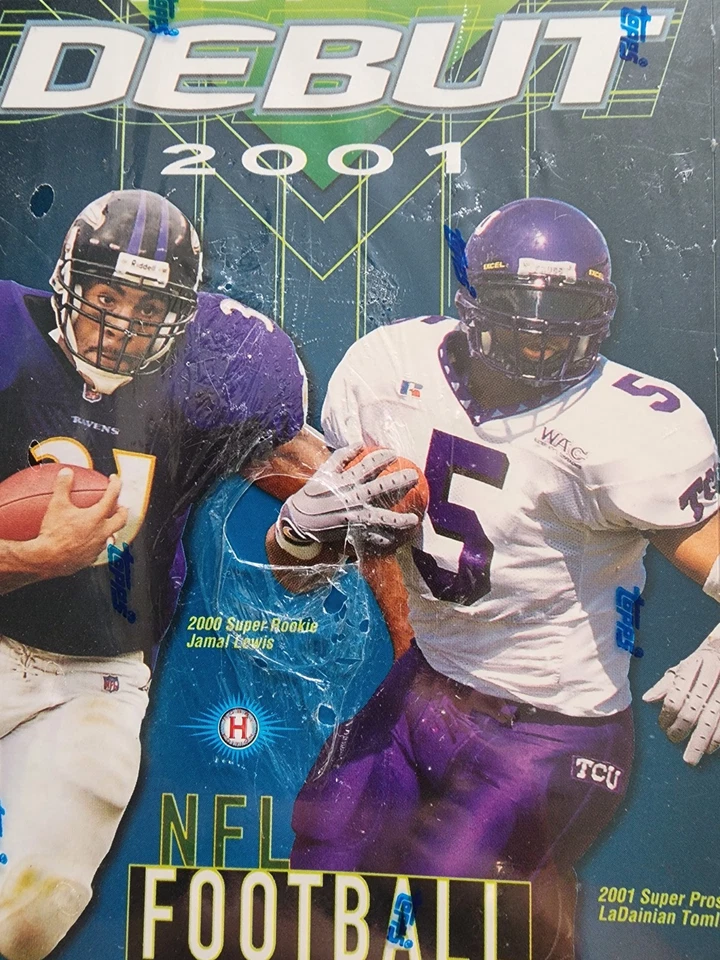 2001 Topps Debut Football Factory Sealed Hobby Box -Drew Brees RC, Autos, Relics - Image 3 of 4